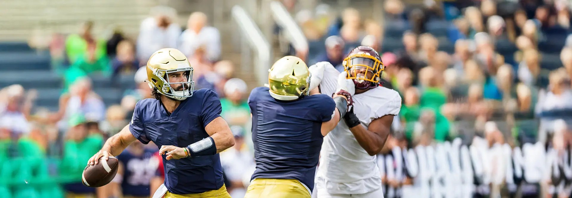 Image of Notre Dame Fighting Irish Football Parking
